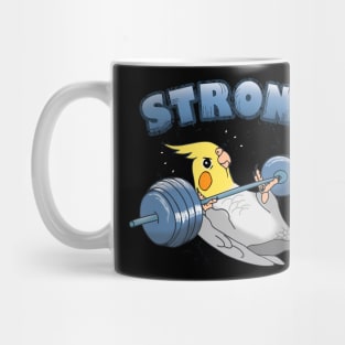 Stronk cockatiel fitness Parrot workout Mug